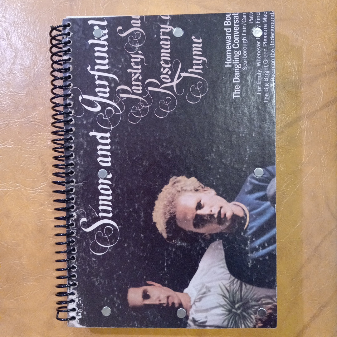 Simon and Garfunkel "Parsley, Sage, Rosemary and Thyme" Vintage Vinyl Record Cover ‐ Premium Artist-Quality Sketchbook