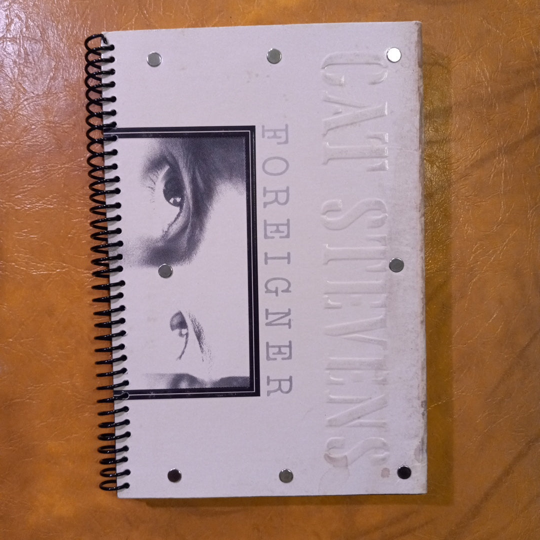 Cat Stevens "Foreigner" Vintage Vinyl Record Cover  ‐ Premium Artist-Quality Sketchbook