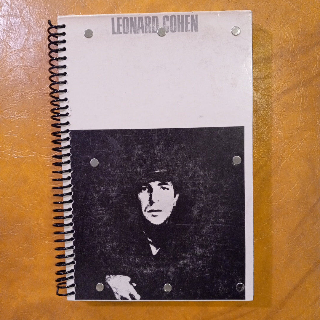 Leonard Cohen "Songs From A Room" Vintage Vinyl Record Cover ‐ Premium Artist-Quality Sketchbook