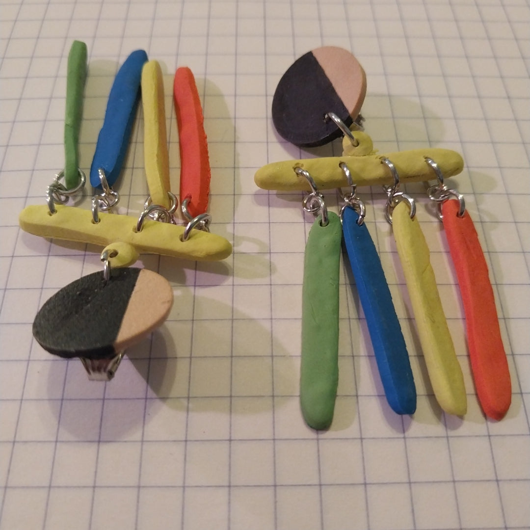 "That New Box Of Crayolas (With The Built-In Sharpener)" - Color Pop Earring Collection
