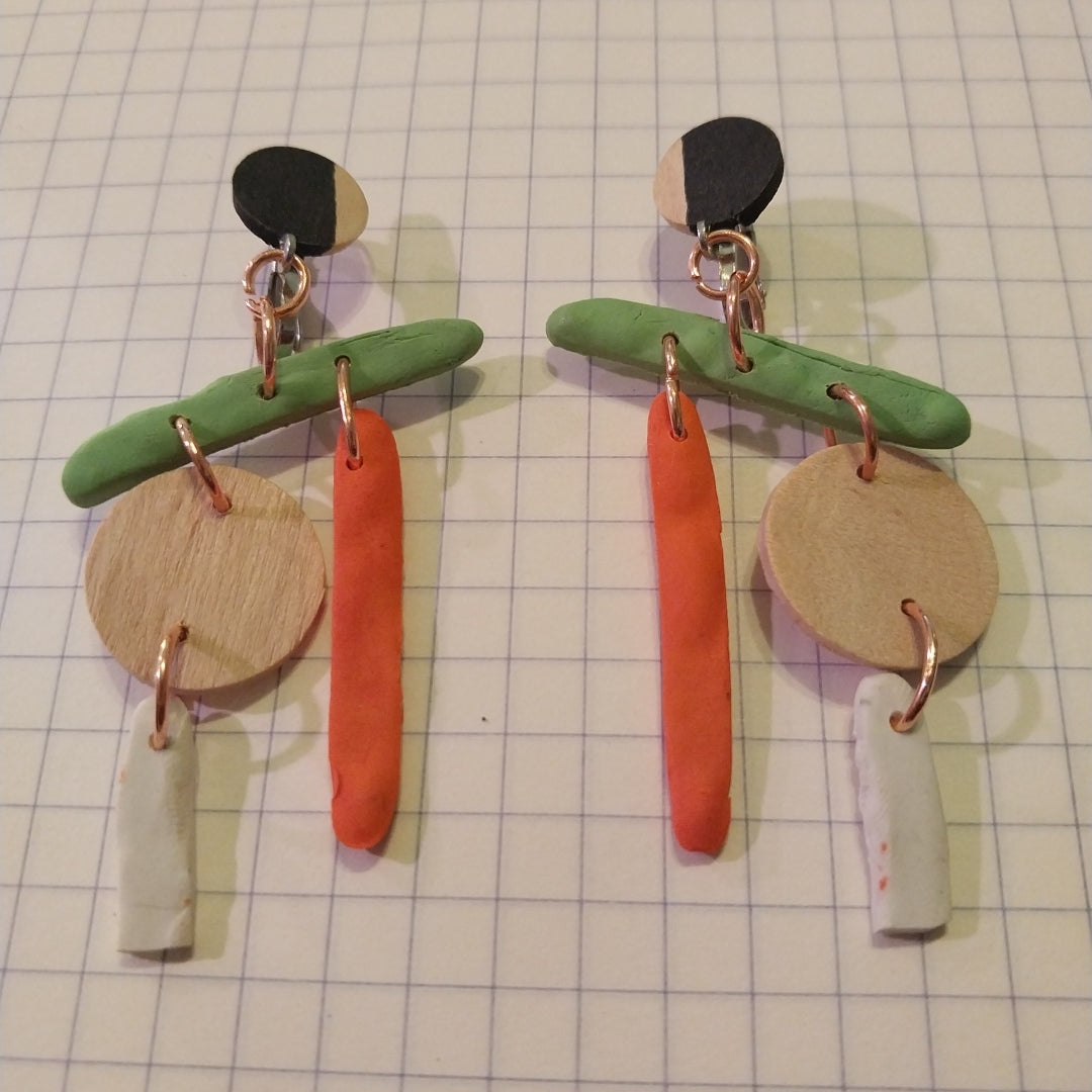 "My, Aren't We A Fancy French Carrot" - Color Pop Earring Collection