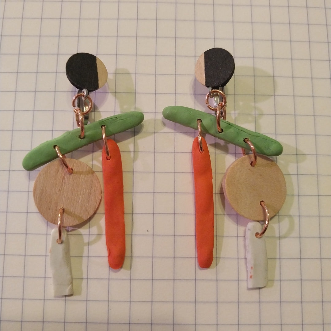 "My, Aren't We A Fancy French Carrot" - Color Pop Earring Collection