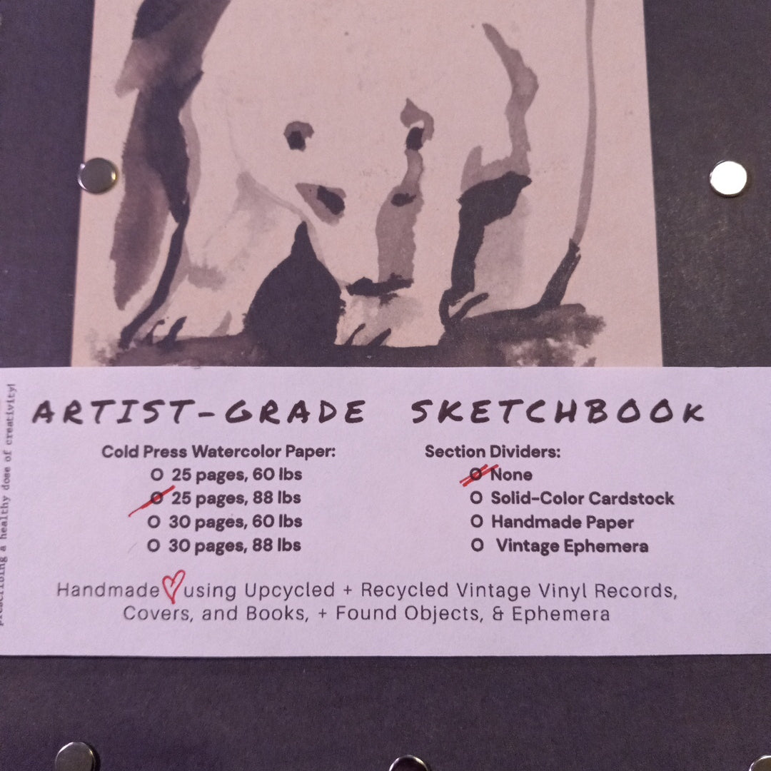 Cat Stevens "Foreigner" Vintage Vinyl Record Cover ‐ Premium Artist-Quality Sketchbook