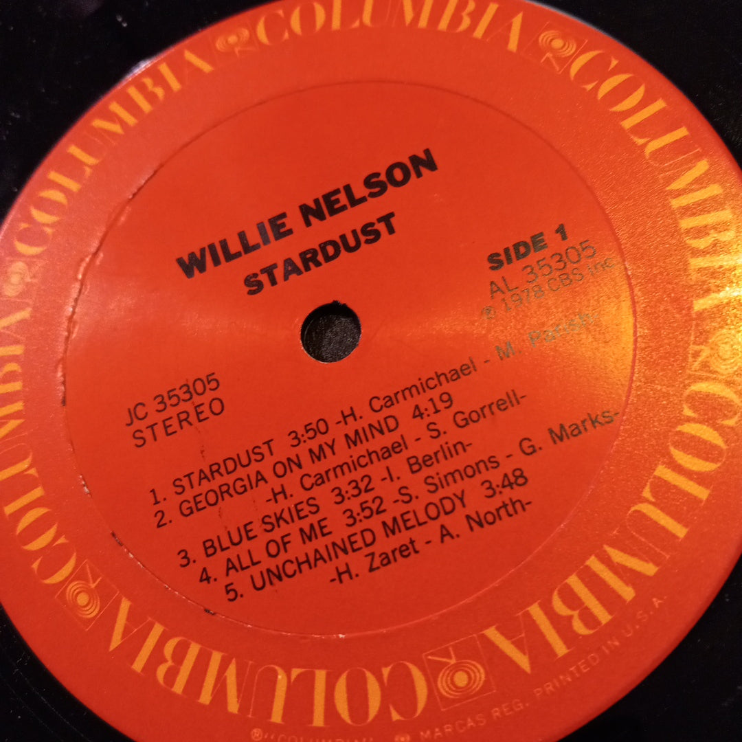 Willie Nelson "Stardust" Vintage Vinyl Record Sketchbook ‐ Premium Artist-Quality Sketchbook