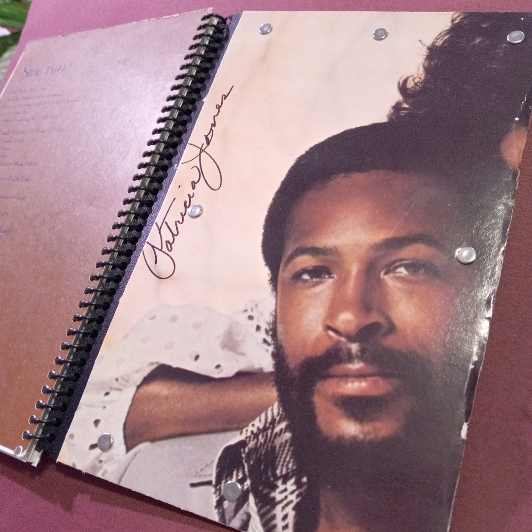 Diana Ross & Marvin Gaye "Diana & Marvin" Vintage Vinyl Record Sketchbook ‐ Premium Artist-Quality Sketchbook