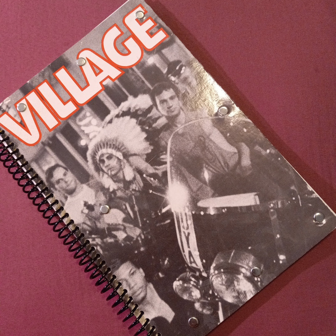 Village People "Village People" Vintage Vinyl Record Cover Sketchbook ‐ Premium Artist-Quality Sketchbook