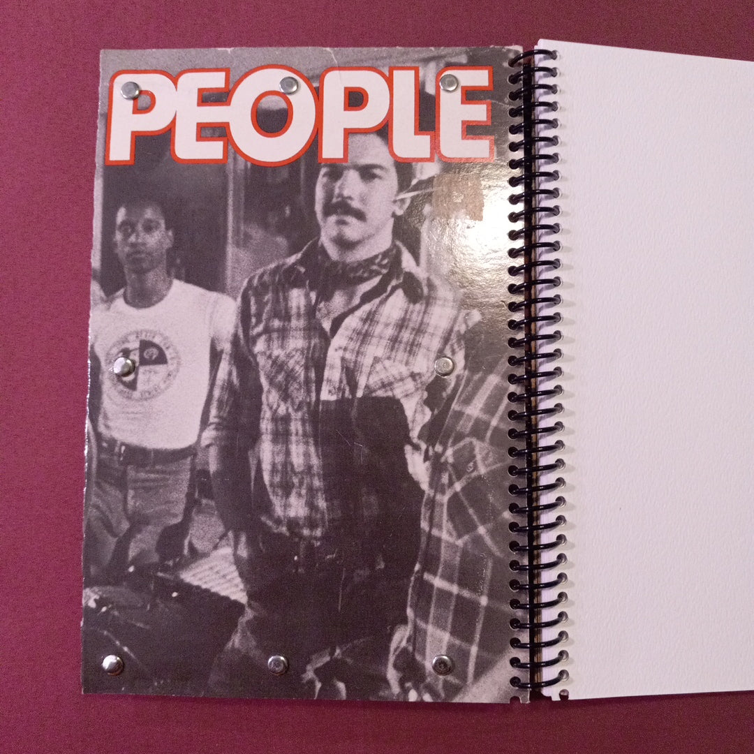 Village People "Village People" Vintage Vinyl Record Cover Sketchbook ‐ Premium Artist-Quality Sketchbook