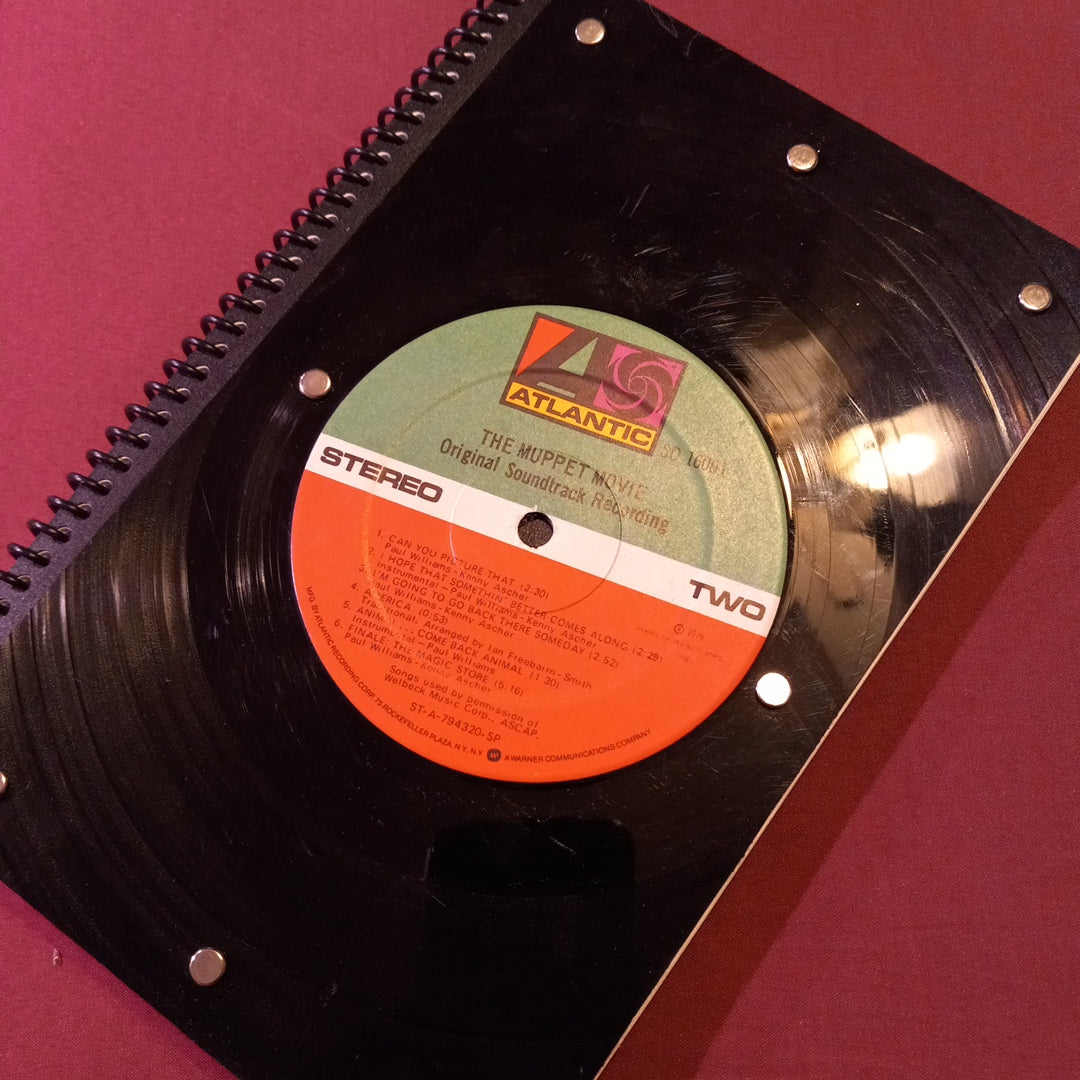 "The Muppet Movie" Vintage Vinyl Record Sketchbook ‐ Premium Artist-Quality Sketchbook