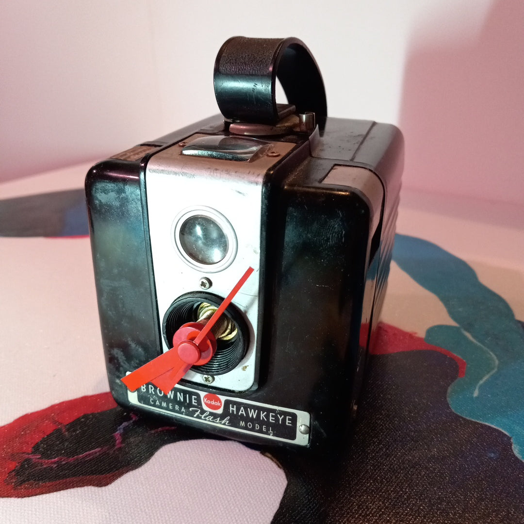 Vintage Brownie Camera Desk Clock